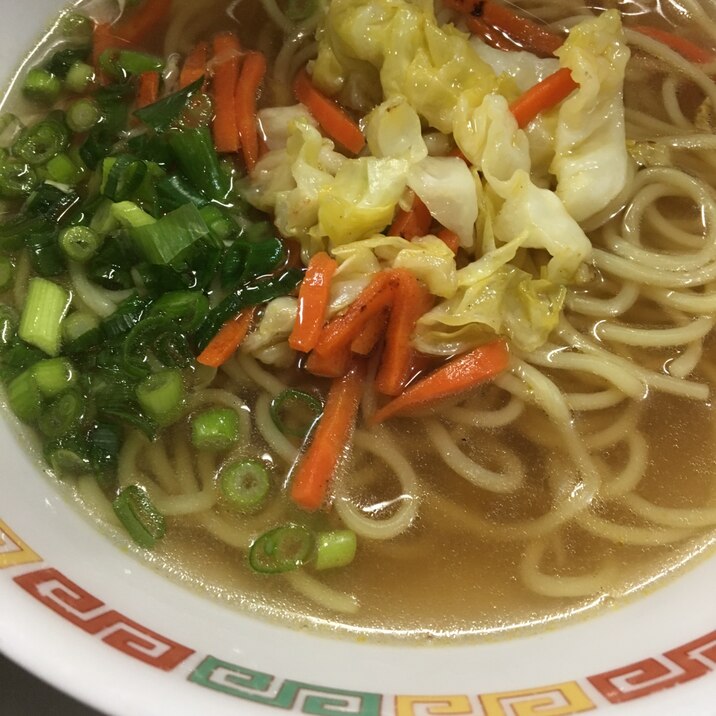 ごま油で♡炒めキャベツの中華そばのラーメン(^^)